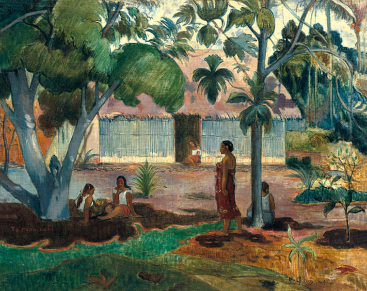 Plakat, The Large Tree, Paul Gauguin, 50x40 cm