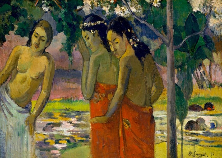 Plakat, Three Tahitian Women, Paul Gauguin, 91,5x61 cm