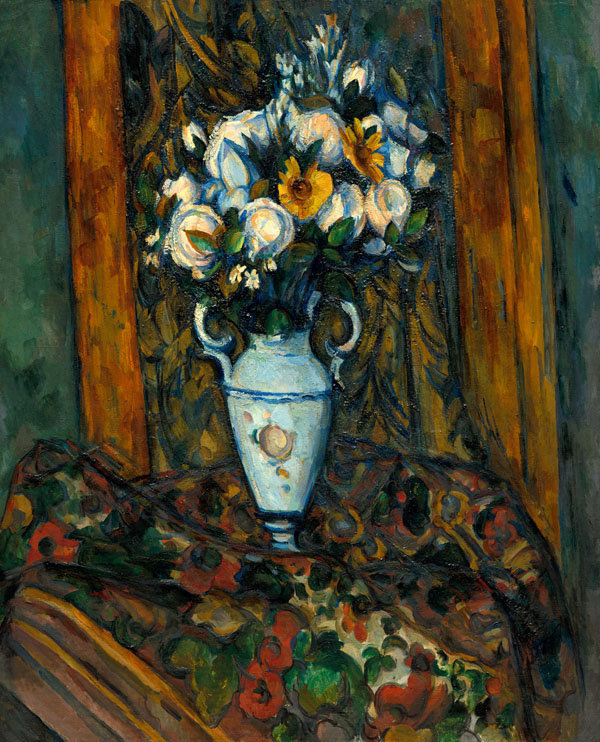 Plakat, Vase of Flowers, Paul Cézanne, 59,4x84,1 cm