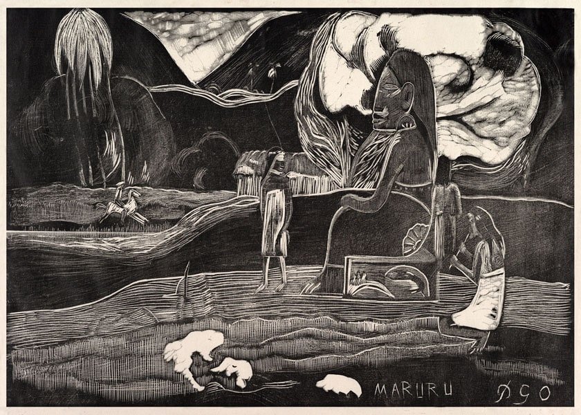 Plakat, Maruru, Paul Gauguin, 70x50 cm