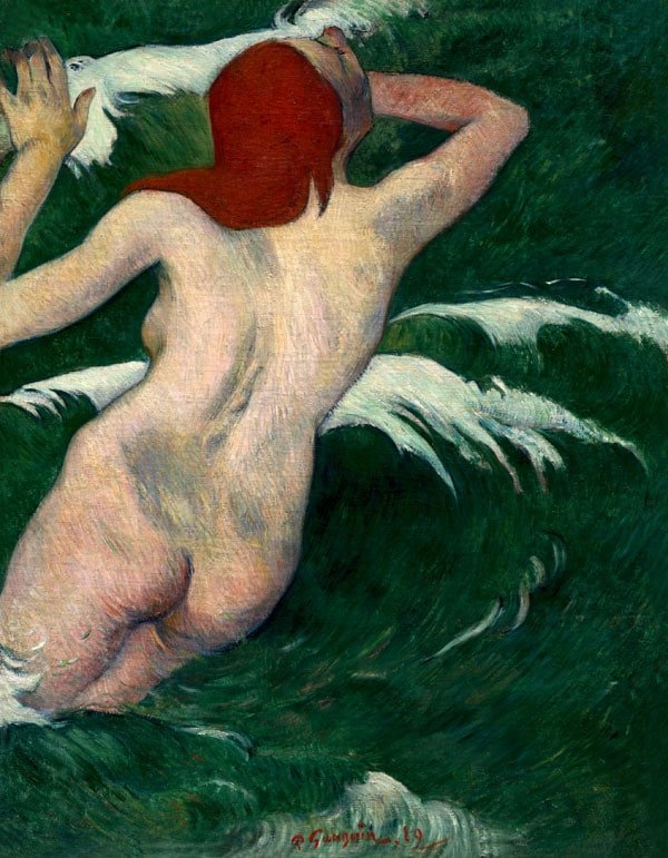 Plakat, In the Waves, Paul Gauguin, 50x70 cm