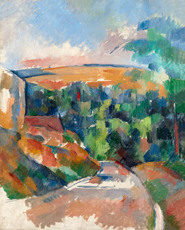Plakat, The Bend in the Road, Paul Cézanne, 50x70 cm