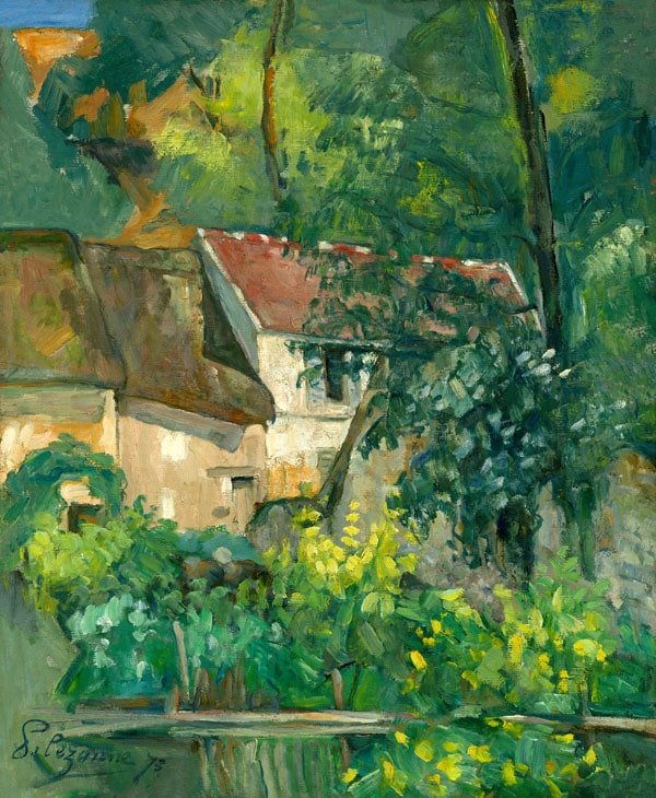 Plakat, House of Père Lacroix, Paul Cézanne, 70x100 cm