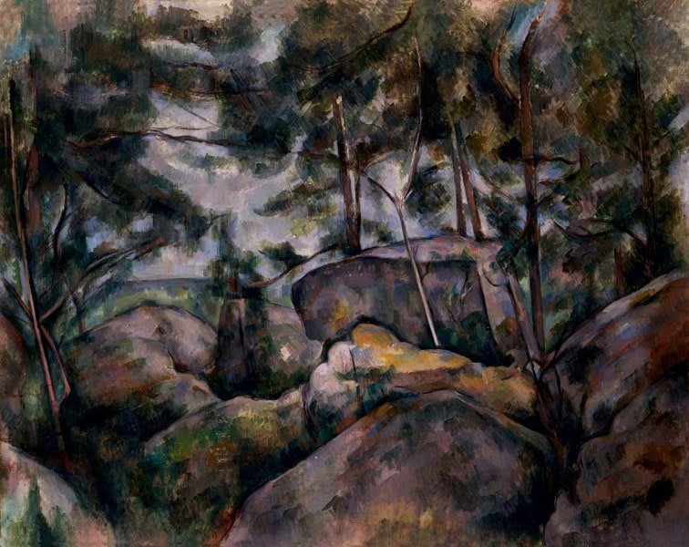 Galeria Plakatu, Plakat, Rocks In The Forest, Paul Cézanne, 70X50 Cm