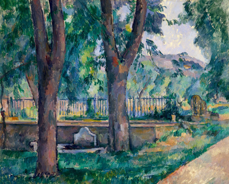 Galeria Plakatu, Plakat, The Pool At Jas De Bouffan, Paul Cézanne, 100x70 cm