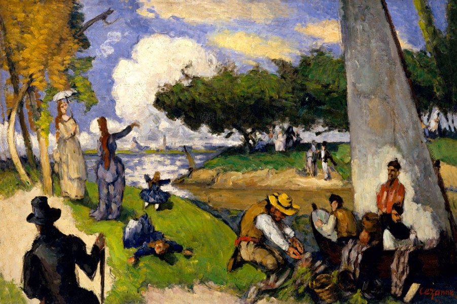 Galeria Plakatu, Plakat, The Fishermen, Paul Cézanne, 100x70 cm