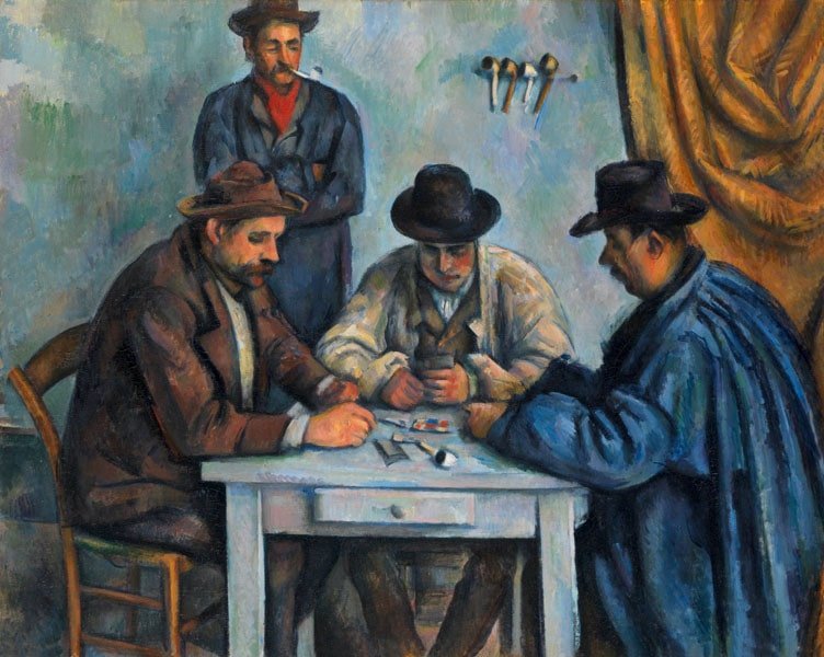 Galeria Plakatu, Plakat, The Card Players, Paul Cézanne, 50x40 cm