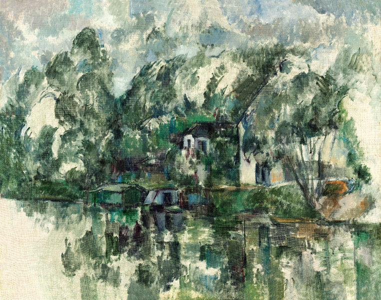 Galeria Plakatu, Plakat, At The Water's Edge, Paul Cézanne, 100x70 cm