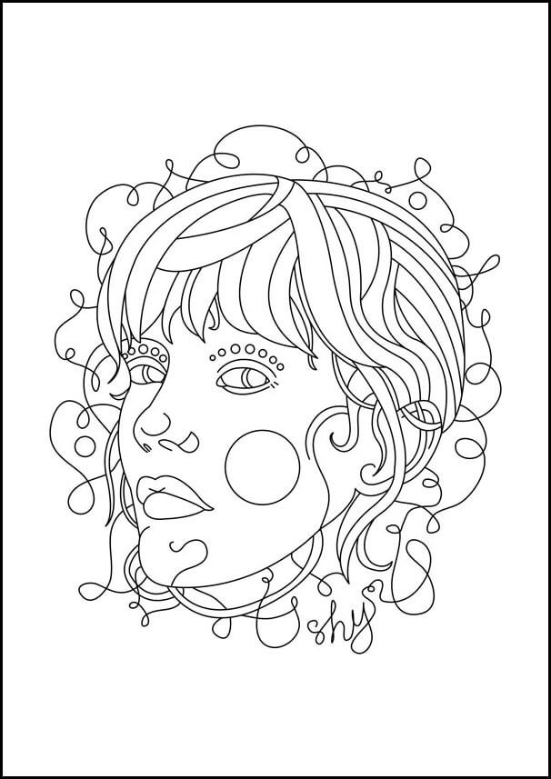 Galeria Plakatu, Plakat, Shy, 50x70 cm