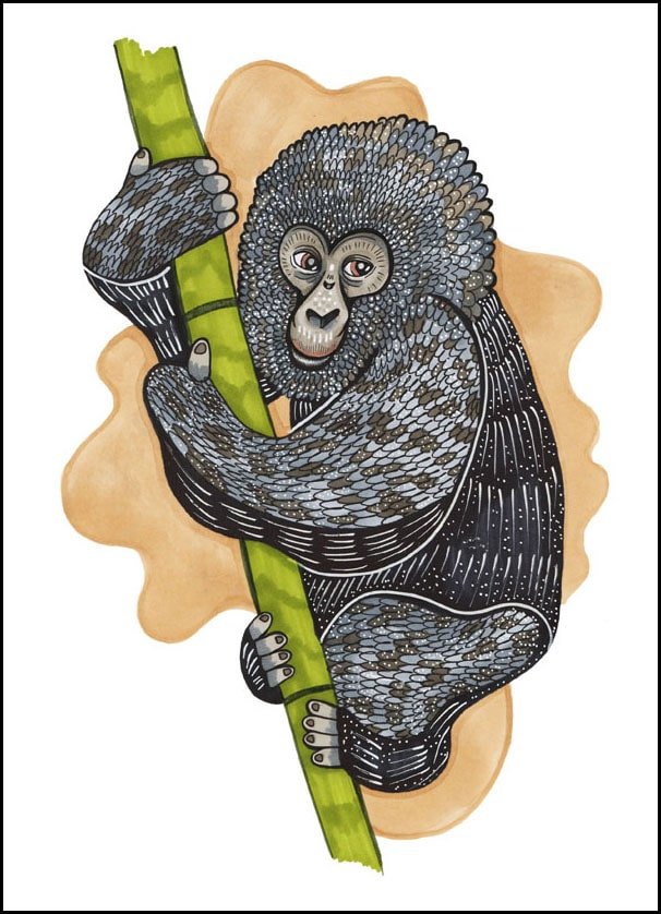 Galeria Plakatu, Plakat, Monkey, 70x100 cm