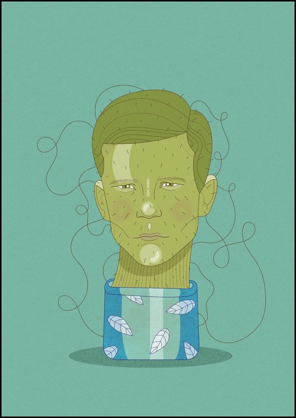 Galeria Plakatu, Plakat, Kaktus, 30x40 cm