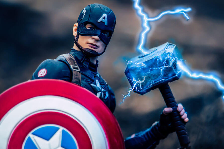 Galeria Plakatu, Plakat, Kapitan Ameryka Endgame Ver1, 100x70 cm