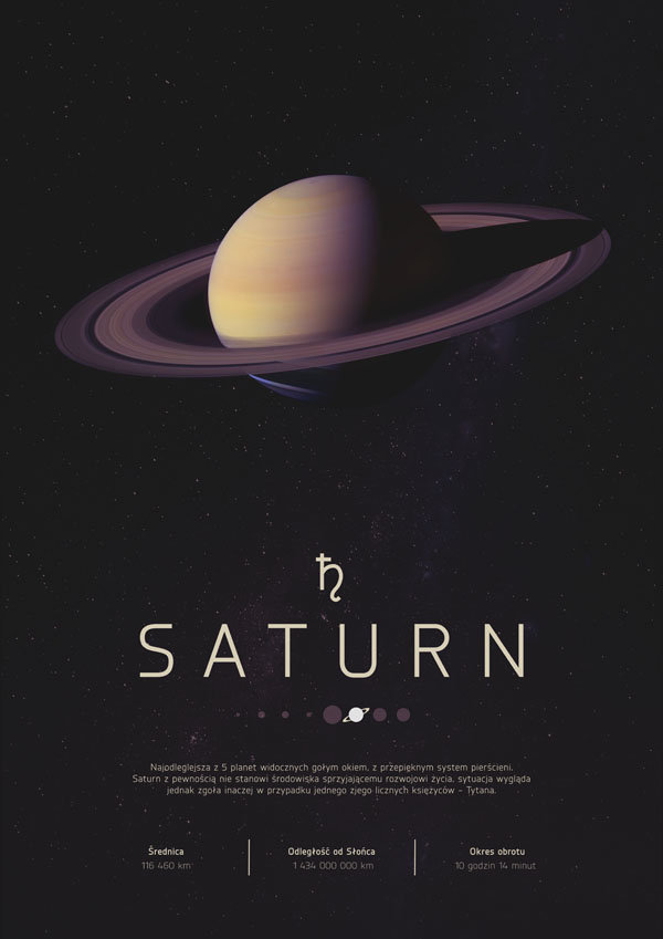 Galeria Plakatu, Plakat, Saturn, 50x70 cm