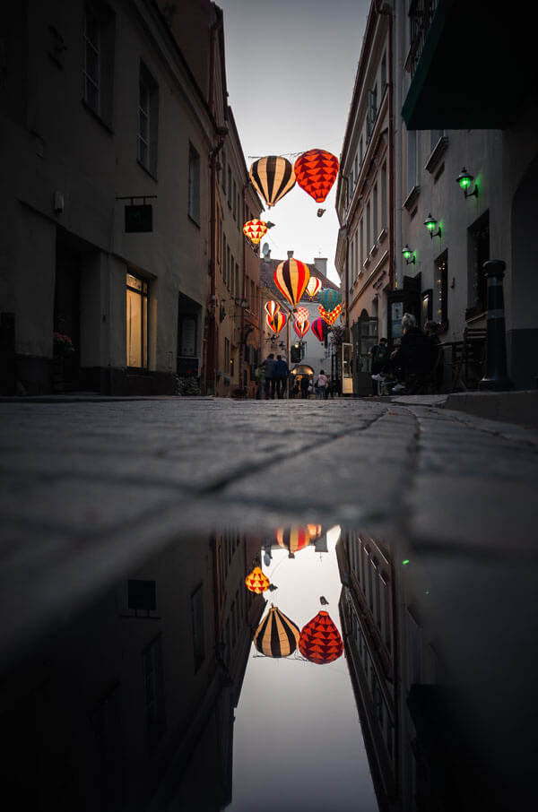Galeria Plakatu, Plakat, Wilno - Balony, premium, 50x70 cm