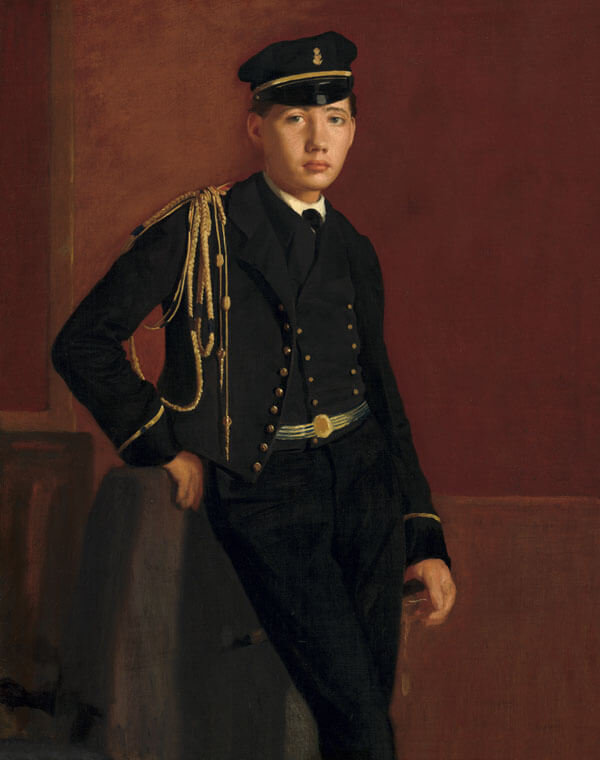 Galeria Plakatu, Plakat, Achille De Gas In The Uniform Of A Cadet, Edgar Degas, 50x70 cm