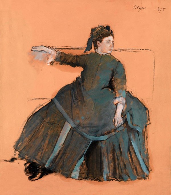 Galeria Plakatu, Plakat, Woman On A Sofa, Edgar Degas, 30x40 cm