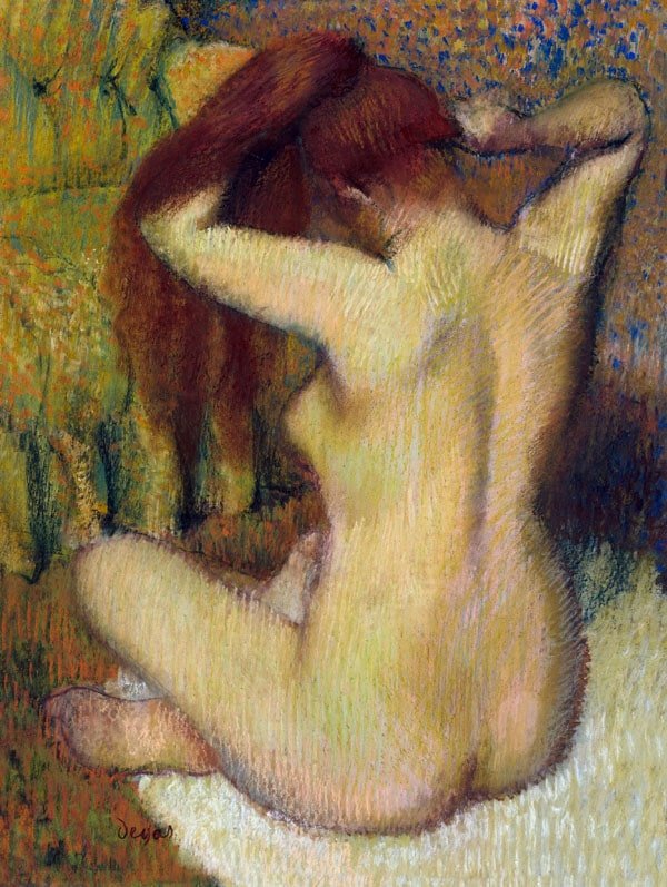 Galeria Plakatu, Plakat, Woman Combing Her Hair, Edgar Degas, 50x70 cm