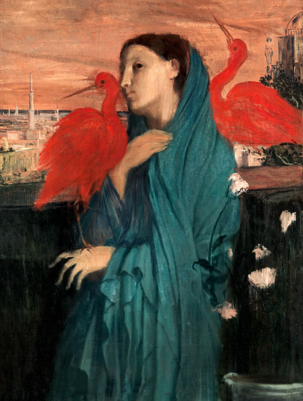 Galeria Plakatu, Plakat, Young Woman With Ibis, Edgar Degas, 50x70 cm