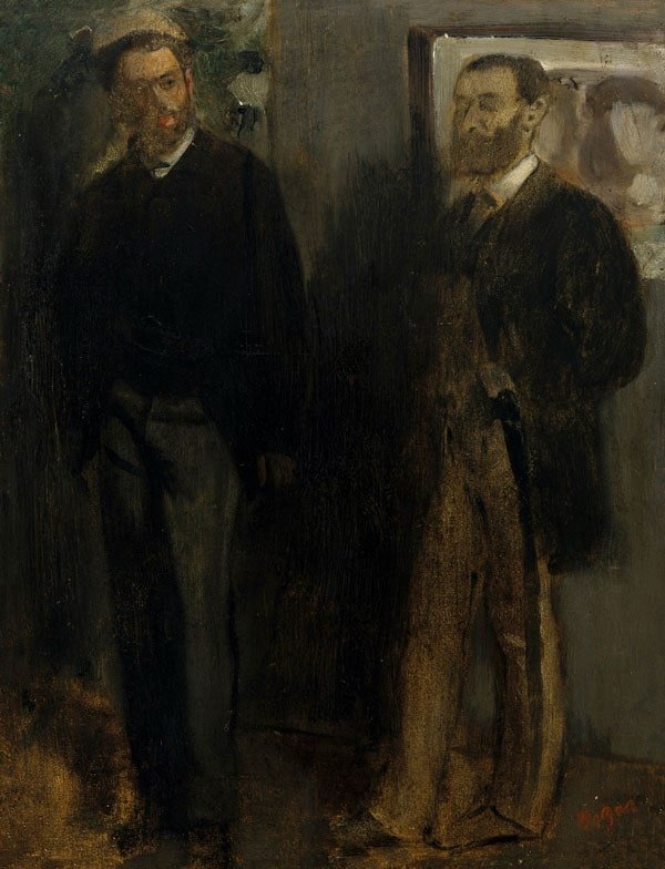 Galeria Plakatu, Plakat, Two Men, Edgar Degas, 42x59,4 cm
