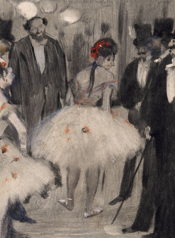 Galeria Plakatu, Plakat, Virginie Being Admired While The Marquis Cavalcanti Looks On, Edgar Degas, 70x100 cm