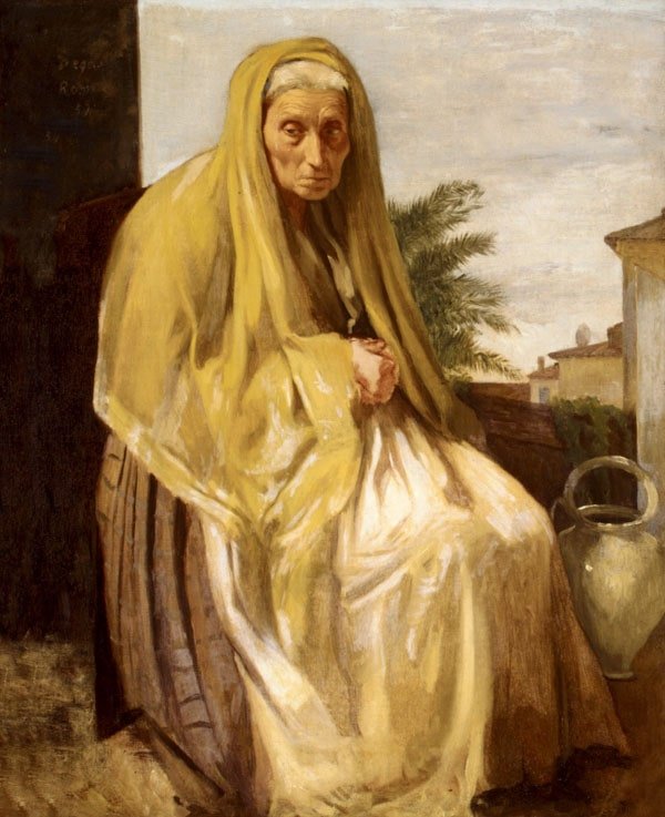Galeria Plakatu, Plakat, The Old Italian Woman, Edgar Degas, 60x80 cm