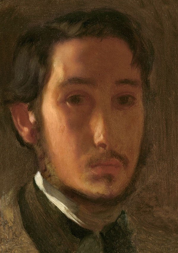 Galeria Plakatu, Plakat, Self Portrait With White Collar, Edgar Degas, 30x40 cm