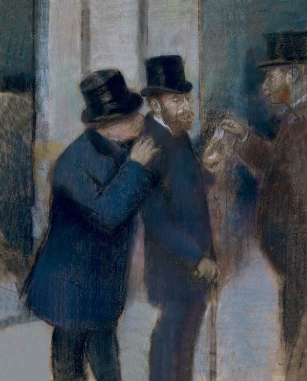 Galeria Plakatu, Plakat, Portraits At The Stock Exchange, Edgar Degas, 42x59,4 cm