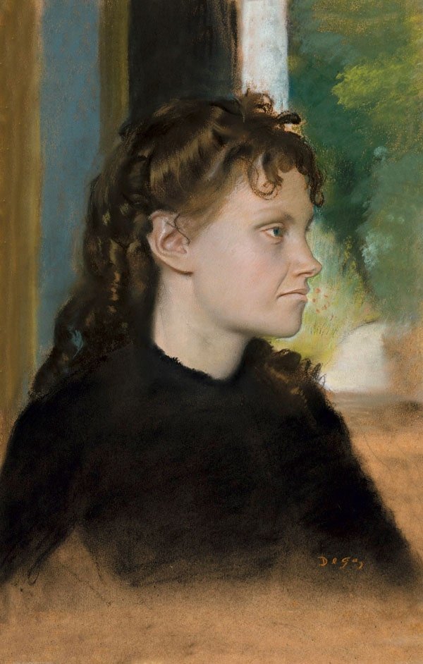 Galeria Plakatu, Plakat, Madame Théodore Gobillard 1869, Edgar Degas, 50x70 cm