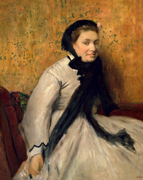 Galeria Plakatu, Plakat, Portrait Of A Woman In Gray, Edgar Degas, 50x70 cm