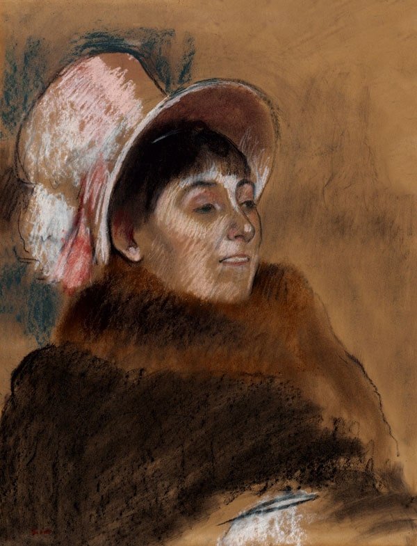 Galeria Plakatu, Plakat, Madame Dietz Monnin, Edgar Degas, 21x29,7 cm