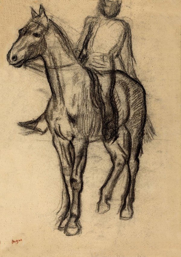 Galeria Plakatu, Plakat, Horse And Rider, Edgar Degas, 61x91,5 cm