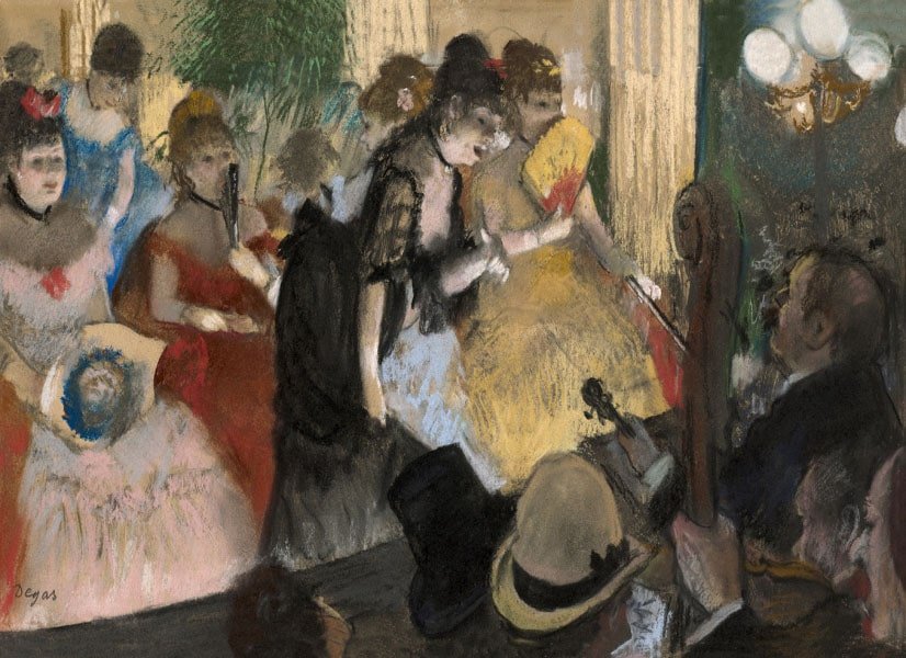 Galeria Plakatu, Plakat, Café Concert, Edgar Degas, 100x70 cm