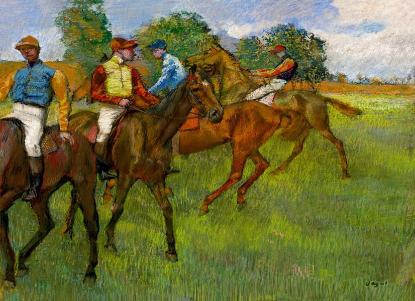 Galeria Plakatu, Plakat, Before The Race, Edgar Degas, 40x30 cm