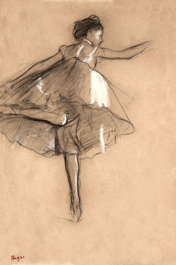 Galeria Plakatu, Plakat, Dancer On Pointe, Edgar Degas, 50x70 cm