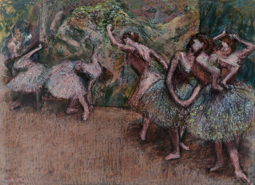 Galeria Plakatu, Plakat, Ballet Scene, Edgar Degas, 100x70 cm