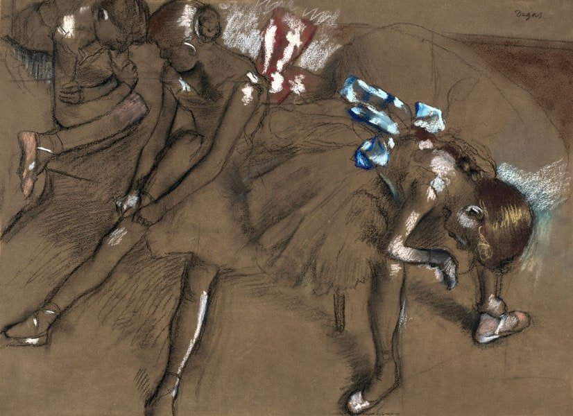 Galeria Plakatu, Plakat, Three Dancers Resting, Edgar Degas, 50x40 cm