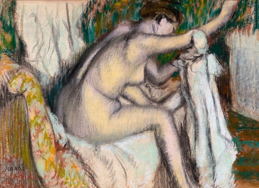 Galeria Plakatu, Plakat, Woman Drying Her Arm, Edgar Degas, 91,5x61 cm
