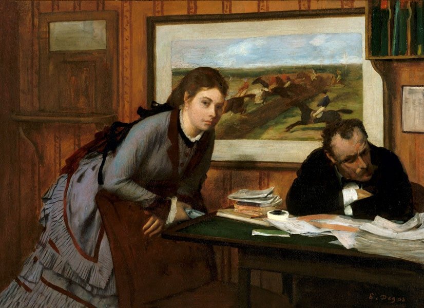 Galeria Plakatu, Plakat, Sulking, Edgar Degas, 50x40 cm