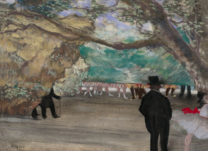 Galeria Plakatu, Plakat, The Curtain, Edgar Degas, 40x30 cm