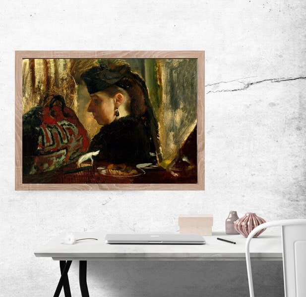 Galeria Plakatu, Plakat, Mademoiselle Marie Dihau, Edgar Degas, 29,7x21 cm