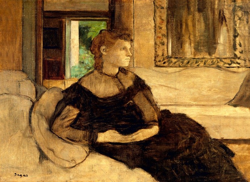 Galeria Plakatu, Plakat, Madame Théodore Gobillard, Edgar Degas, 40x30 cm
