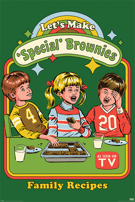 Galeria Plakatu, Plakat, Steven Rhodes Lets Make Special Brownies, 61x91,5 cm