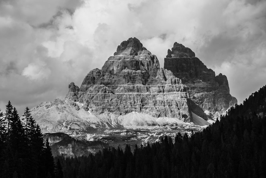 Galeria Plakatu, Plakat, Szczyty Gór B&W, Premium, 70x50 cm