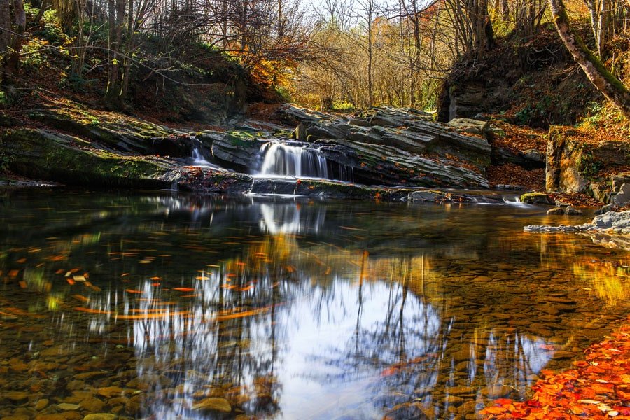 Galeria Plakatu, Plakat, Kaskady Jesienią, 70x50 cm
