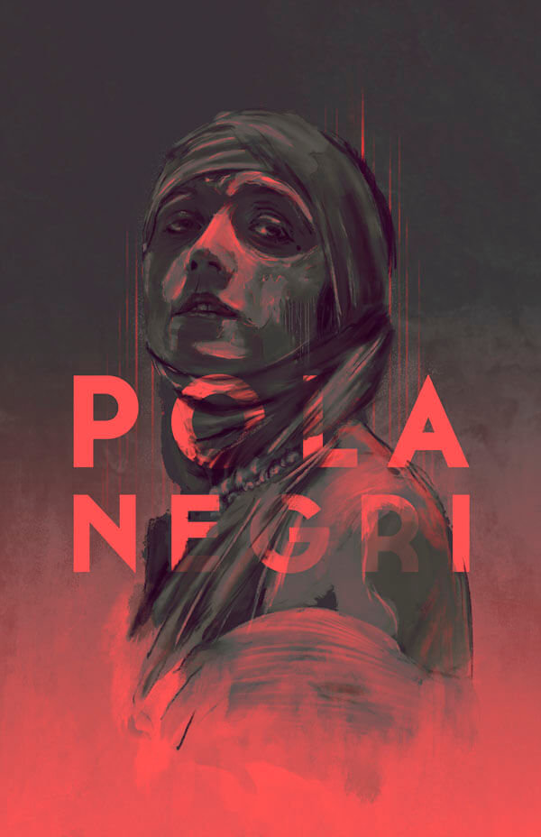 Galeria Plakatu, Plakat, Pola Negri, 70x100 cm