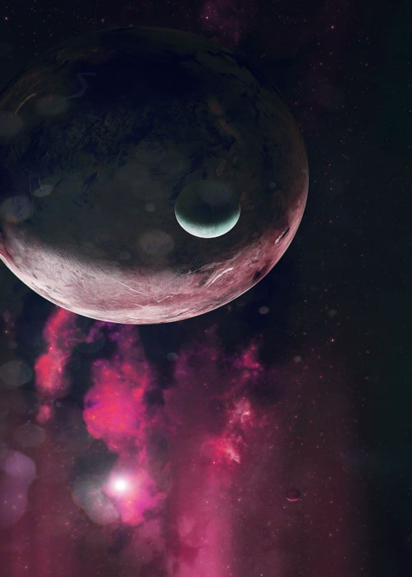 Galeria Plakatu, Plakat, Deep Space, Bernstein, 20x30 cm