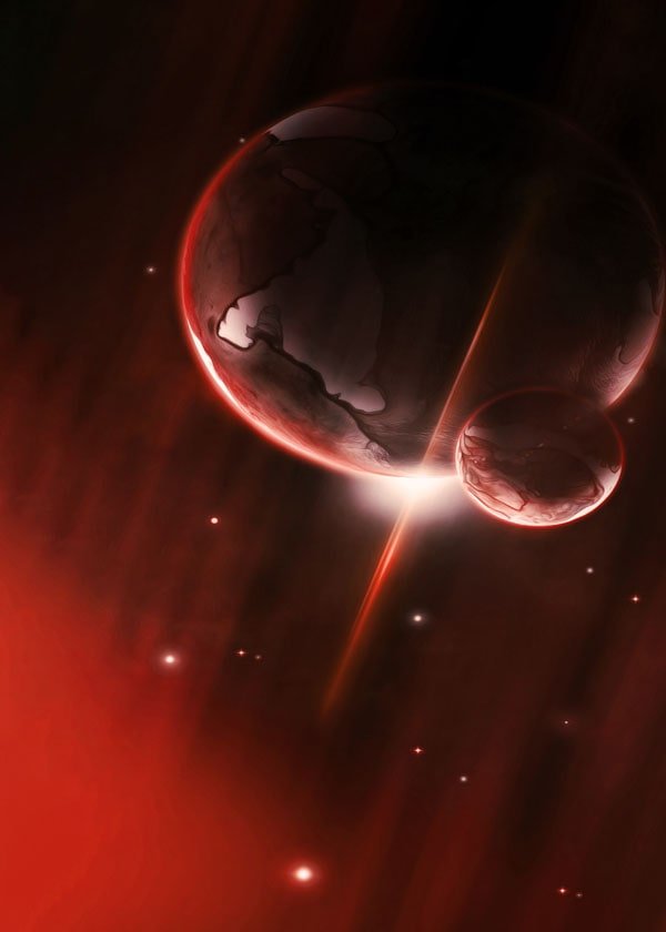 Galeria Plakatu, Plakat, Deep Space, Dvořák, 29,7x42 cm
