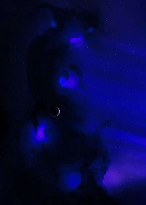 Galeria Plakatu, Plakat, Deep Space, Fauré, 29,7x42 cm