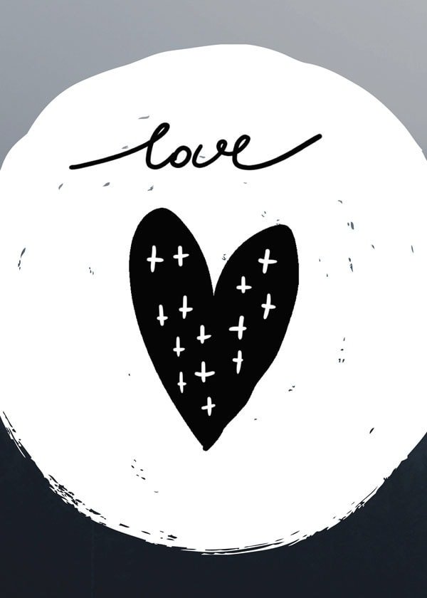 Galeria Plakatu, Plakat, Love, 50x70 cm