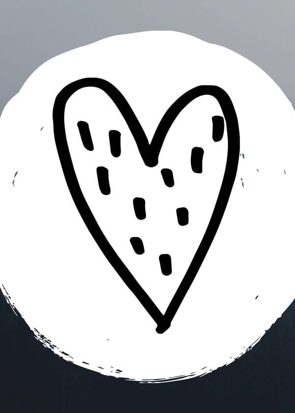 Galeria Plakatu, Plakat, Serce, 50x70 cm